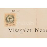 1874-1906 Herpich Ferenc hajógépész bizonyítványai, okmányai, összesen 6 db, közte a Cs. és Kir...