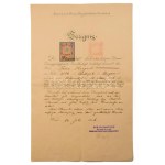 1874-1906 Herpich Ferenc hajógépész bizonyítványai, okmányai, összesen 6 db, közte a Cs. és Kir...