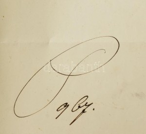 cca 1836-1841 Kézzel írt boríték olasz nyelven a S.M.S. Tritone parancsnokától...