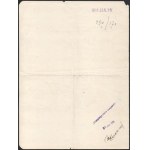 1915 Az S.M.Pb. C - Dunai Flottila hajó rendelés, nagyon ritka hajópecséttekkel...