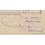 1918 Ellátmányi cédula ritka Dunai Flottila pecsétekkel Food list for the transportation of the crew and horses listed...