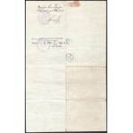 1916 Dunai Flottila.S.M. S. Helene. Nyílt parancs kézzel írva, Orsova-Buda. Nagyon ritka hajópecsétekkel. /...