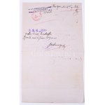 1917 Az S.M.S. Inn - Dunai Flottila monitor matróza részére kiadott nyílt parancs...