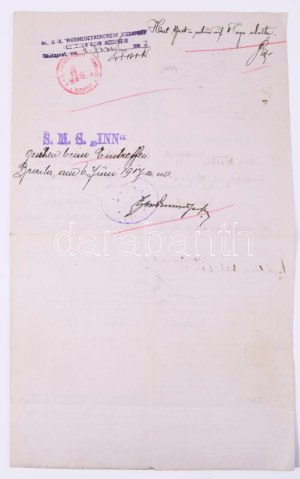 1917 Az S.M.S. Inn - Dunai Flottila monitor matróza részére kiadott nyílt parancs...
