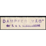 1918 Dunai Flottila. S.M.S. Vág Kézzel írott parancslap, kelt Újpesten, 1915. május 10-én, röviddel azután...