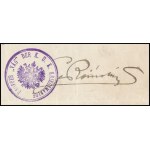1918 Dunai Flottila. S.M.S. Vág Kézzel írott parancslap, kelt Újpesten, 1915. május 10-én, röviddel azután...
