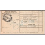 1917 Dunai Flottila. Eredeti, 1914. május 5-i keltezésű benzinszámla, amelyet a k.u.k...