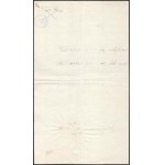 1917 Az S.M.S. Enns - Dunai Flottila monitor parancsnokának kézzel írt kimutatása fizetésekről...