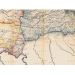 Magyarország, Szerb Vajdaság és Temesi Bánság, Erdély, Horvát- és Tótország és Határőrvidéknek térképe, iskolák számára...