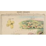 Szilágy vármegye (Tasnád - Szilágysomlyó - Zilah) nagy méretű (37 x 53 cm. ) kőnyomatú térképe . Megjelent...