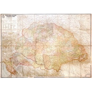 [Térkép] A Magyar Korona országainak közigazgatási térképe. Tervezte és rajzolta Kogutowicz Manó. Mértéke: 1:900.000...
