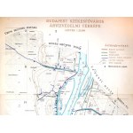 [Térkép] Budapesti székesfőváros árvízvédelmi térképe. Lépték: 1:25 000. [1934] (Aláírt.) Budapest, 1934...