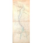 [Térkép] Budapesti székesfőváros árvízvédelmi térképe. Lépték: 1:25 000. [1934] (Aláírt.) Budapest, 1934...