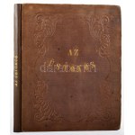 1858 Az Üstökös Huoristico-belletristicus hetilap első évfolyama egybe kötve, teljes