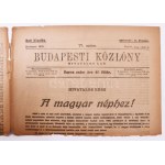 1919 Bp., A Budapesti Közlöny 71. száma, román cenzúrával