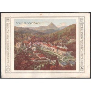 cca 1920-1940 Képes utazási prospektus - Rohitsch...
