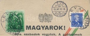 1938 A Felvidék visszacsatolása alkalmából kiadott 