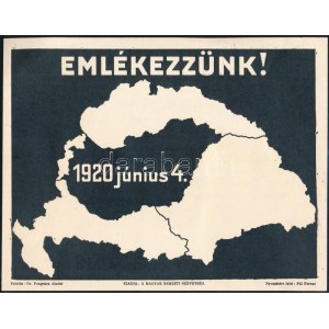 1938 Magyar Nemzeti Szövetség irredenta felhívás...