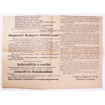 1956 A Szabad Nép, a Magyar Dolgozók Központi Pártjának Lapja rendkívüli kiadás, címlapon...
