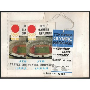 1964 Kisgyörgy Lajos (1909-1976) korábbi sportlövő, sportlövő válogatott keret vezető edzőjének Tokyo 1964...