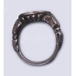 Ezüst gyűrű. cca 17-18. sz., Erdély, ezüst (Ag), jelzés nélkül, m: 63, nettó 14,7g /// Silver ring. c. 17th...