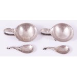 Georg Jensen ezüst (Ag) fűszertartó pár jelzett 36,1 g 5,5 cm