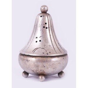 Georg Jensen ezüst (Ag) sószóró jelzett 20,19 g 4,5 cm