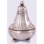 Georg Jensen ezüst (Ag) sószóró jelzett 20,19 g 4,5 cm