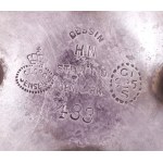 Georg Jensen ezüst (Ag) sószóró jelzett 20,19 g 4,5 cm