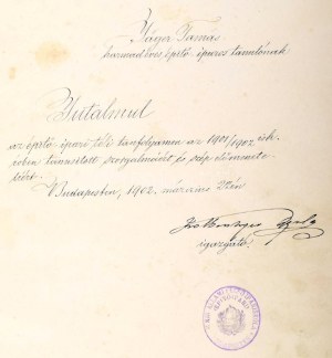Magyarország a párisi világkiállításon. 1900. A kereskedelemügyi, földmívelésügyi és vallás...