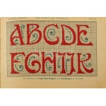 cca 1910 Das A-B-C der Stickerin. Eine Zusammenstellung moderner Formen und Moster für Platt- und Flachstich, Weiß...
