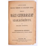 Molnár Jeanette: Legujabb nemzeti és budapesti képes nagy házi czukrászat és szakácskönyv...