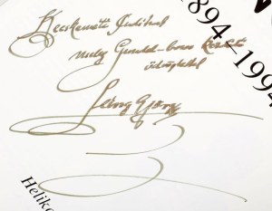 Halász Zoltán - Láng György: Gundel 1894-1994. Az egyik szerző, Láng György / George Lang (1924-2011...