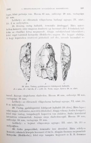 Kadić Ottokár: A Szeleta-barlang kutatásának eredményei. A M. Kir. Földtani Intézet Évkönyve XXIII. köt. 4. füzet. (Bp....