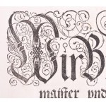 Der Stat Nürmberg verneute Reformation. Nürmberg [Nürnberg], 1564, Valentin Geißler, 1 (fametszetű díszcímlap) t....