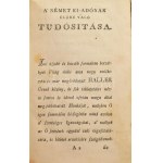 [Haller, Albrecht von (1708-1777)]: Haller Albertnek a Szent Írásban lévő igazságokról írott levelei...