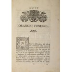 In morte del nobile e virtuoso uomo monsignore Giulio del Riccio canonico della metropolitana e vicario generale della c