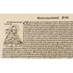 1493 Ősnyomtatvány - a híres Schedel krónika Magyar vonatkozású lapja...