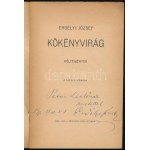 Erdélyi József: Kökényvirág. Költemények. Petúr László (1904-1973) írónak DEDIKÁLT! Pápa, 1930...