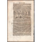 1570 Sebastian Münster Cosmographia című (Megjelent Bázelben 1570-ben) művének lapja...