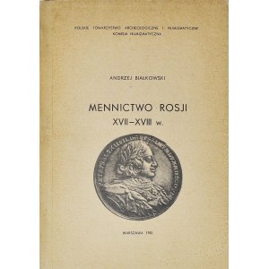 A. Białkowski, Mennictwo Rosji XVII-XVIII wiek + cennik