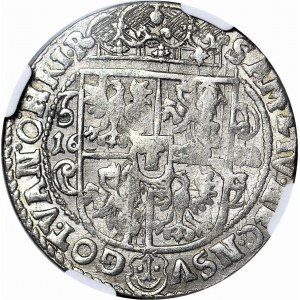 Zygmunt III Waza, Ort 1622, Bydgoszcz, PRVSM, jeździec bez miecza, menniczy