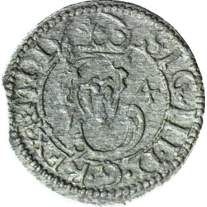 R-, Zygmunt III Waza, Szeląg 1614, stemple Stippelt, R7