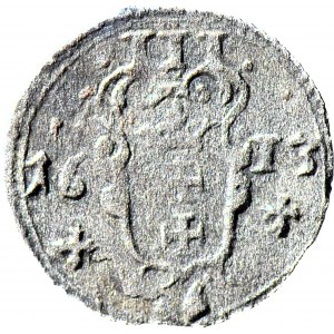 R-, Zygmunt III Waza, Ternar 1613, Gdańsk, Tarcza gotycka, R4