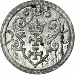 Sigismund III Vasa, Denarius 1596, Gdansk, mint.