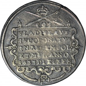 RR-, Władysław IV, Medal koronacyjny, 1633