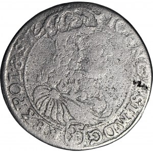 RR-, Jan II Kazimierz, Szóstak Bydgoszcz 1668 TLB, popiersie 1667