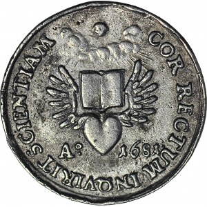 RRR-, Medal nagrodowy Gimnazjum Elbląskiego ufundowany przez burmistrza Martina Lehwalda, Elbląg 1681