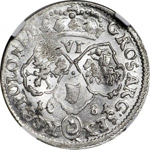 Jan III Sobieski, Szóstak 1681 TLB, Bydgoszcz, menniczy