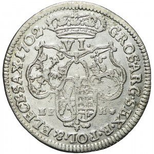 August II Mocny, Szóstak 1702, Lipsk, menniczy